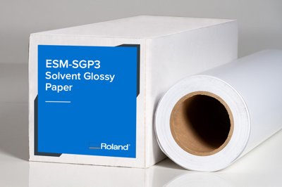 Solvent Glossy Paper, 200 gsm, 54in x 100ft