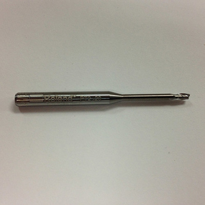 2.0mm Carbide Flat End Tool for DWX Dry Mills
